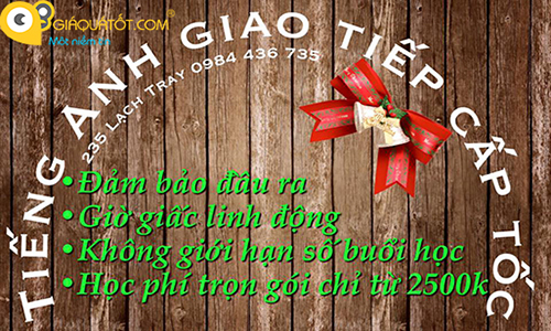 Tiếng Anh Giao Tiếp Cấp Tốc cho phỏng vấn xin việc tại Hải Phòng